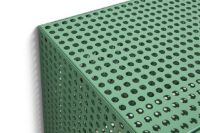 Bild von HAY Perforated Wandschrank Klein 45x89 cm - Stahl/Soft Jade