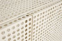 Bild von HAY Perforated Floor Cabinet Small 66,5x89 cm - Stahl/Eierschale