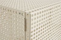 Bild von HAY Perforated Floor Cabinet Small 66,5x89 cm - Stahl/Eierschale