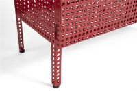 Bild von HAY Perforated Floor Cabinet Small 66,5x89 cm - Stahl/Weinrot
