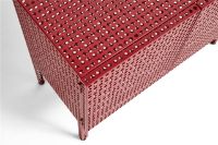 Bild von HAY Perforated Floor Cabinet Small 66,5x89 cm - Stahl/Weinrot