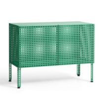 Bild von HAY Perforated Floor Cabinet Small 66,5x89 cm - Stahl/Soft Jade