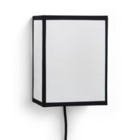 Bild von HAY Ava Square Wandleuchte H: 20,5 cm - Papier/Weiß