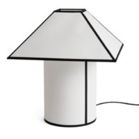 Bild von HAY Ava Pyramid Tischleuchte 450 H: 50 cm - Papier/Weiß