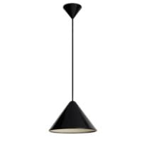 Bild von HAY Compass Pendelleuchte 260 Ø: 26 cm - Aluminium/Soft Black