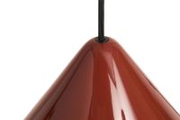 Bild von HAY Compass Pendelleuchte 260 Ø: 26 cm - Aluminium/Pompejanisch Rot