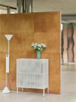 Bild von HAY Twist Stehleuchte H: 200 cm - Aluminium/Cremeweiß