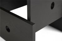 Bild von HAY Wood Box Couchtisch 40x40 cm - Schwarz lackierte Eiche