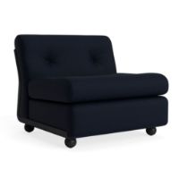 Bild von HAY Amanta 1-Sitzer B: 79 cm - Anthrazit/Maglia Blau Schwarz