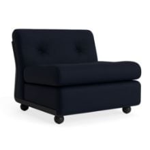 Bild von HAY Amanta 1-Sitzer B: 79 cm - Anthrazit/Maglia Blau Schwarz