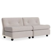 Bild von HAY Amanta 2-Sitzer B: 158,5 cm - Cremebeige/Overlap 05