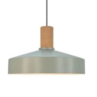 Bild von Nordlux Elvas Kork-Anhänger Ø: 37,5 cm – Metall/Staubgrün