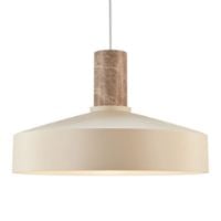 Bild von Nordlux Elvas Kork-Anhänger Ø: 37,5 cm – Marmor/Beige