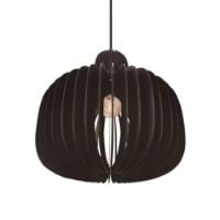 Bild von Nordlux Hazo 43 Pendelleuchte Ø: 43 cm - Holz/Schwarz