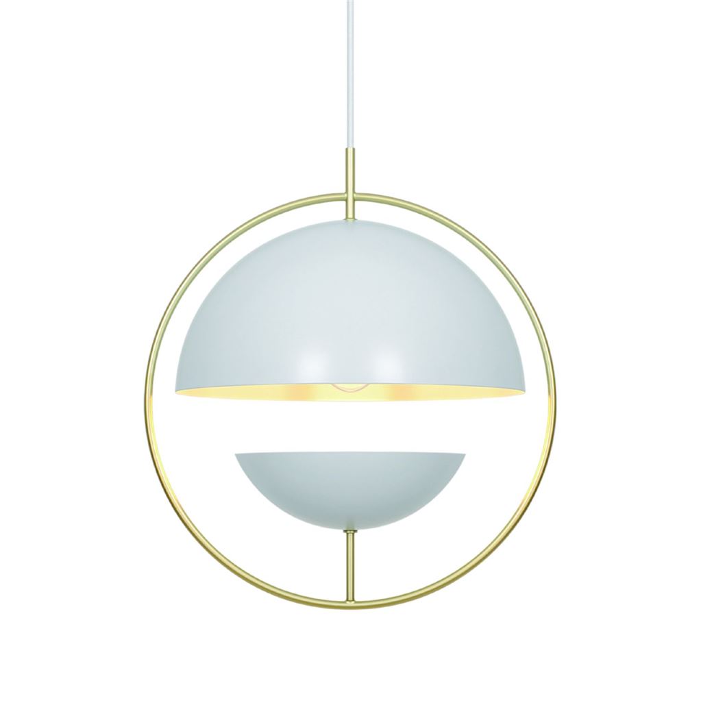 Bild von Nordlux Tavia Pendelleuchte Ø: 28 cm - Metall/Weiß