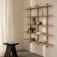 Bild von MUUBS Regal Noir Natural XL 140x140cm - Natürlich geölte Eiche