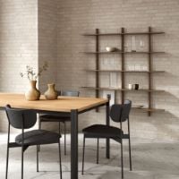 Bild von MUUBS Regal Noir Natural XL 140x140cm - Dunkel gebeizte Eiche