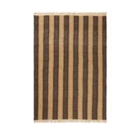 Bild von Ferm Living Ives Teppich 140x200 cm - Hellbraun/Schokolade
