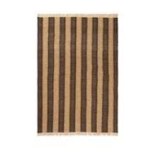 Bild von Ferm Living Ives Teppich 140x200 cm - Hellbraun/Schokolade