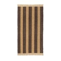 Bild von Ferm Living Ives Teppich 80x140 cm - Hellbraun/Schokolade