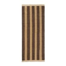 Bild von Ferm Living Ives Teppich 80x200 cm - Hellbraun/Schokolade