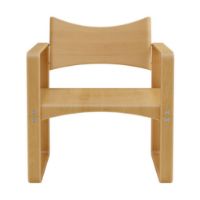 Bild von Verpan Series 270 F Lounge Chair H: 74 cm - Honningfarvet Birk