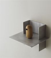 Bild von Normann Copenhagen Alu Regal L: 25 cm - Gebürstetes Aluminium