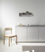 Bild von Normann Copenhagen Alu Regal L: 60 cm - Gebürstetes Aluminium
