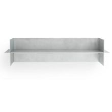 Bild von Normann Copenhagen Alu Regal L: 80 cm - Gebürstetes Aluminium