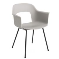 Bild von HAY Layout Sessel 211 H: 79 cm - Schwarz pulverbeschichteter Stahl/Himmelgrau
