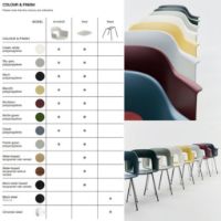 Bild von HAY Layout Armchair 214 Vollpolster H: 80 cm - Schwarz pulverbeschichteter Stahl/Mode 008