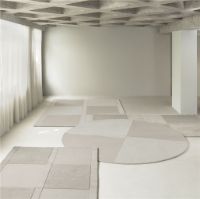 Bild von Normann Copenhagen Level Teppich 170x240 cm - Wolle/Warmgrau