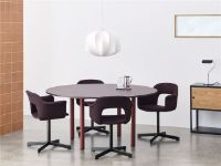 Bild von HAY Layout Armchair 231 H: 79 cm - Schwarz pulverbeschichtetes Aluminium/Cremeweiß