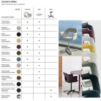 Bild von HAY Layout Armchair 231 H: 79 cm - Schwarz pulverbeschichtetes Aluminium/Cremeweiß