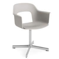 Bild von HAY Layout Sessel 231 H: 79 cm - Poliertes Aluminium/Sku Grau