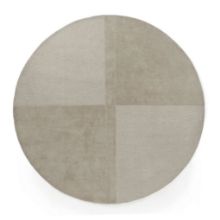 Bild von Normann Copenhagen Level Teppich Ø: 280 cm - Wolle/Warmgrau