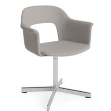 Bild von HAY Layout Sessel 234 Vollpolster H: 80 cm – Aluminium poliert/Autumn 101

