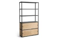 Bild von HAY New Order Kombination 503 L: 100 cm - Stahl/Anthrazit