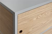 Bild von HAY New Order Kombination 304 L: 100 cm - Stahl/Hellgrau