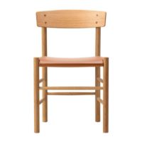 Bild von Fredericia Furniture 3339 J39 Mogensen Esszimmerstuhl – Geölte Eiche/307 Cognac Omni Leder