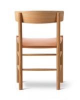 Bild von Fredericia Furniture 3339 J39 Mogensen Esszimmerstuhl – Geölte Eiche/307 Cognac Omni Leder