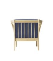Bild von FDB Furniture Erik Ole Jørgensen J146 Sessel H: 79,5 cm – Eiche/Dunkelblau
