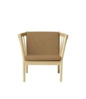 Bild von FDB Furniture Erik Ole Jørgensen J146 Sessel H: 79,5 cm – Eiche/Braun