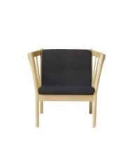 Bild von FDB Furniture Erik Ole Jørgensen J146 Sessel H: 79,5 cm – Eiche/Dunkelgrau