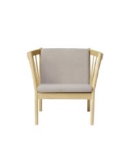 Bild von FDB Furniture Erik Ole Jørgensen J146 Sessel H: 79,5 cm – Eiche/Hellgrau