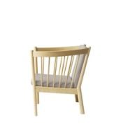 Bild von FDB Furniture Erik Ole Jørgensen J146 Sessel H: 79,5 cm – Eiche/Beige