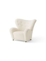 Bild von Audo Copenhagen Den Trætte Mand Loungestol H: 88 cm - Dunkel gebeizte Eiche/Baena Bouclé 14