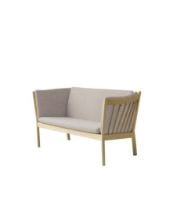 Bild von FDB Furniture J148 2-Sitzer-Sofa Erik Ole Jørgensen L: 150 cm – Eiche/Hellgrau