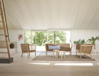 Bild von FDB Furniture J148 2-Sitzer-Sofa Erik Ole Jørgensen L: 150 cm – Eiche/Braun