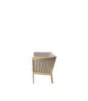 Bild von FDB Furniture J149 3-Sitzer-Sofa Erik Ole Jørgensen L: 189,5 cm – Eiche/Beige